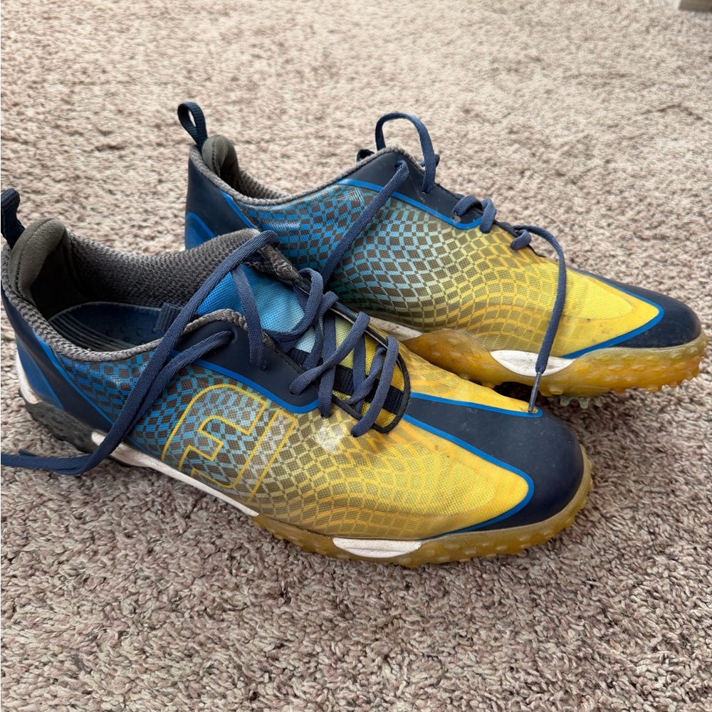 FootJoy Blue and Yellow Athletic Shoes